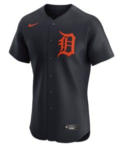 Alternative view of Detroit Tigers Nike Alternate Elite Jersey - Navy
