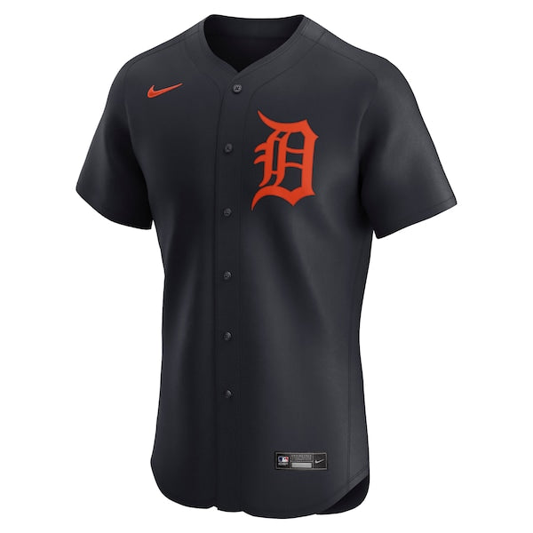 Detroit Tigers Nike Alternate Elite Jersey - Navy - Image 2