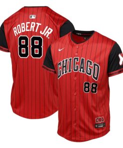 Luis Robert Jr. Chicago White Sox Youth 2025 City Connect Limited Player Jersey - Red/Black