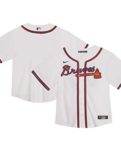 Atlanta Braves Nike Toddler Home Game Jersey - White