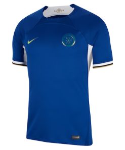 Alternative view of Chelsea Nike 2023/24 Home Stadium Replica Jersey - Blue