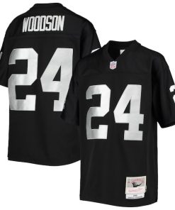 Charles Woodson Las Vegas Raiders Youth 1998 Legacy Retired Player Jersey - Black