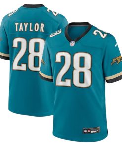 Fred Taylor Jacksonville Jaguars Nike Prowler Throwback Retired Player Game Jersey - Teal