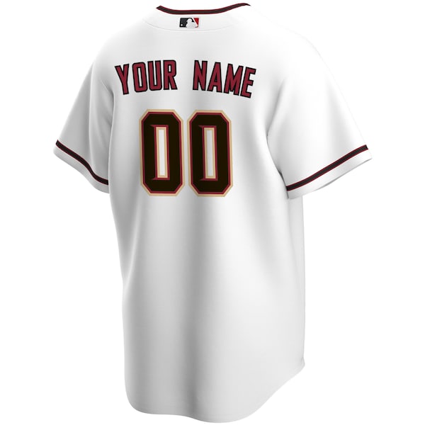 Arizona Diamondbacks Nike Youth Home Replica Custom Jersey - White - Image 3