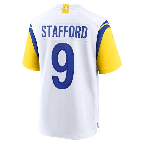 Matthew Stafford Los Angeles Rams Nike Alternate Game Jersey - White/Cream - Image 4