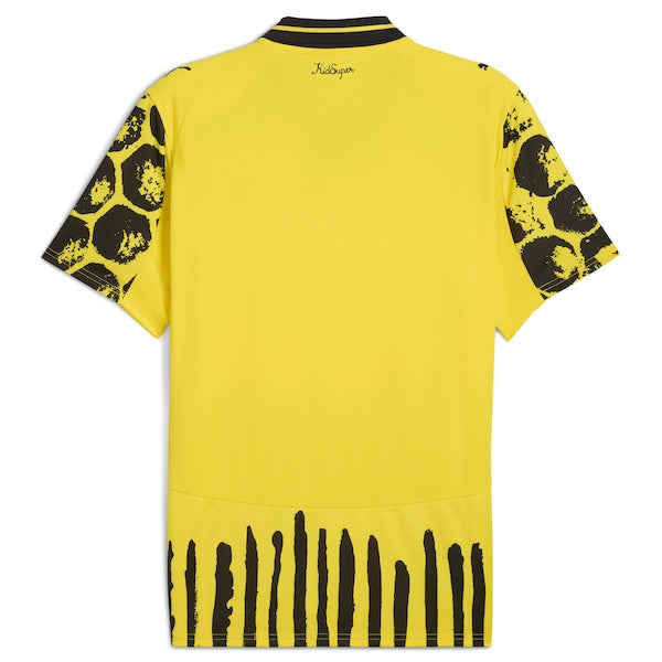 Borussia Dortmund Puma x KidSuper 2025 FIFA Club World Cup Replica Jersey - Yellow/Pink - Image 4