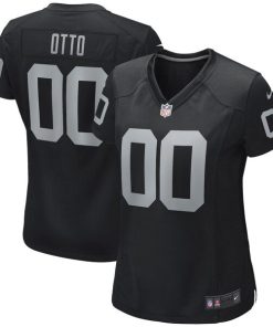 Jim Otto Las Vegas Raiders Nike Women's Game Retired Player Jersey - Black