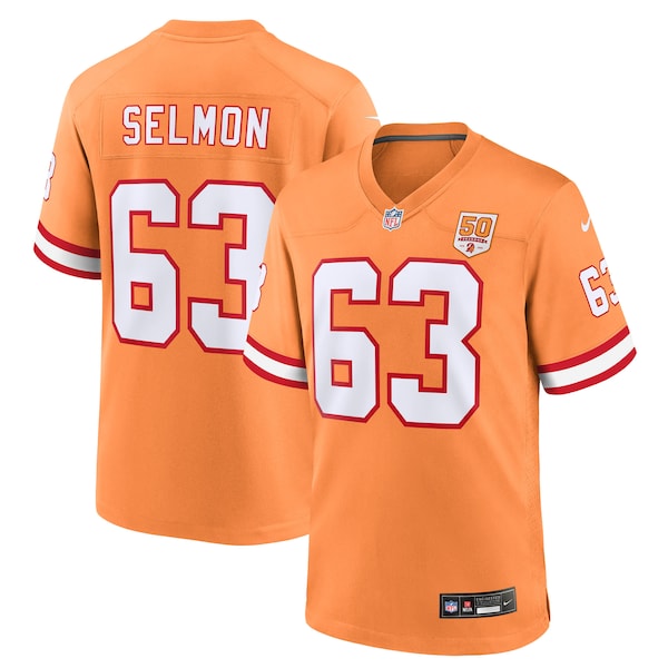 Lee Roy Selmon Tampa Bay Buccaneers Nike 50th Season Game Jersey - Creamsicle