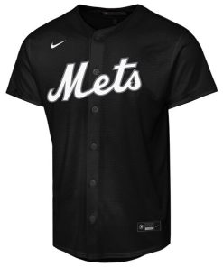 Alternative view of Juan Soto New York Mets Nike  Youth Replica Fashion Jersey - Black