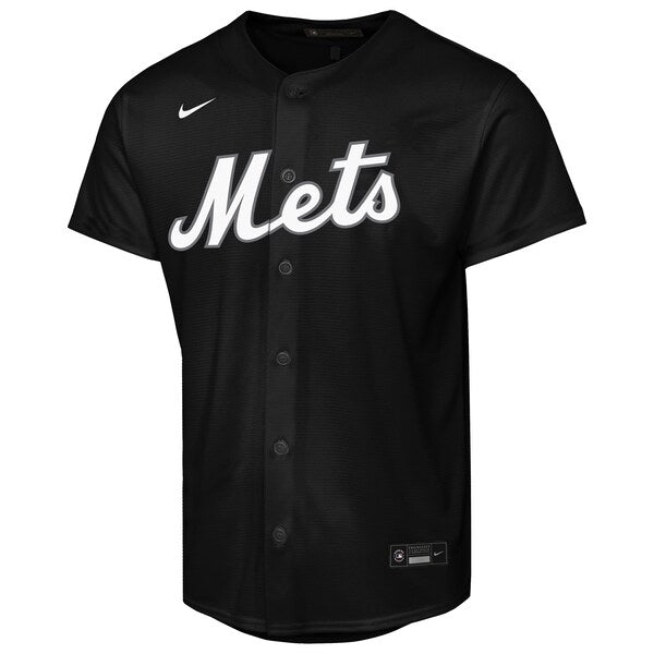 Juan Soto New York Mets Nike Youth Replica Fashion Jersey - Black - Image 2