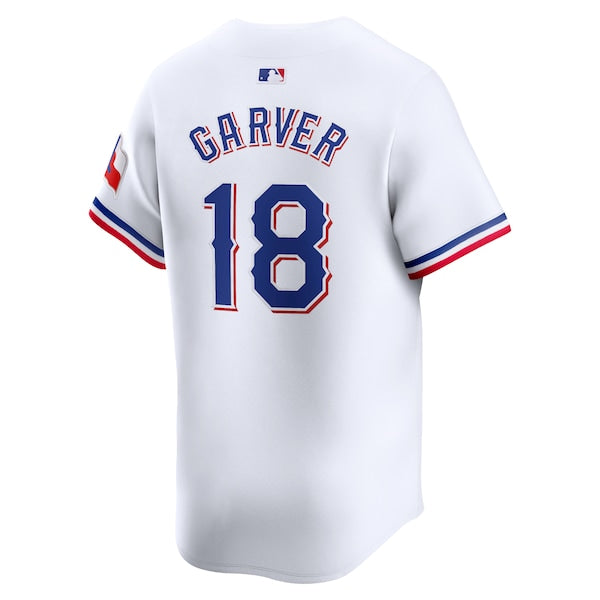 Mitch Garver Texas Rangers Nike Home Limited Player Jersey - White - Image 3