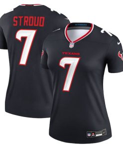 C.J. Stroud Houston Texans Nike Women's Legend Player Performance Top -  Navy
