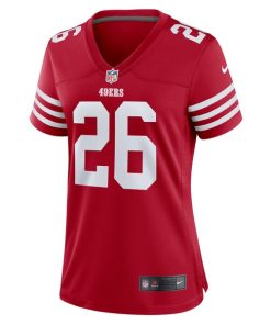 Alternative view of Chase Lucas San Francisco 49ers Nike Women's Team Game Jersey -  Scarlet