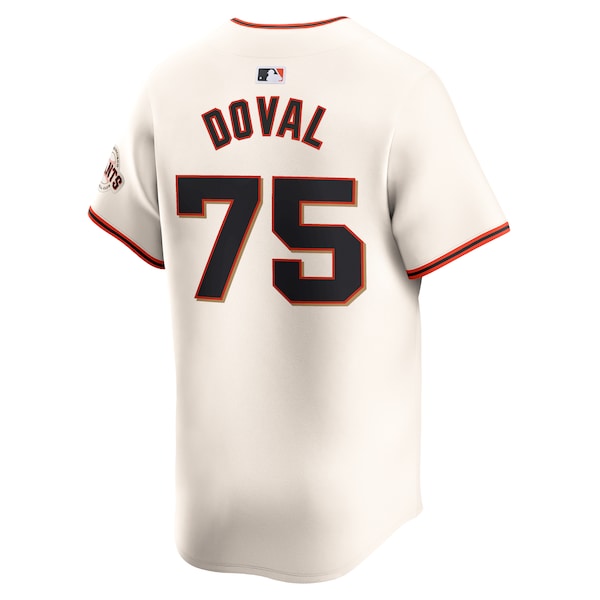 Camilo Doval San Francisco Giants Nike Home Limited Player Jersey - Cream - Image 3