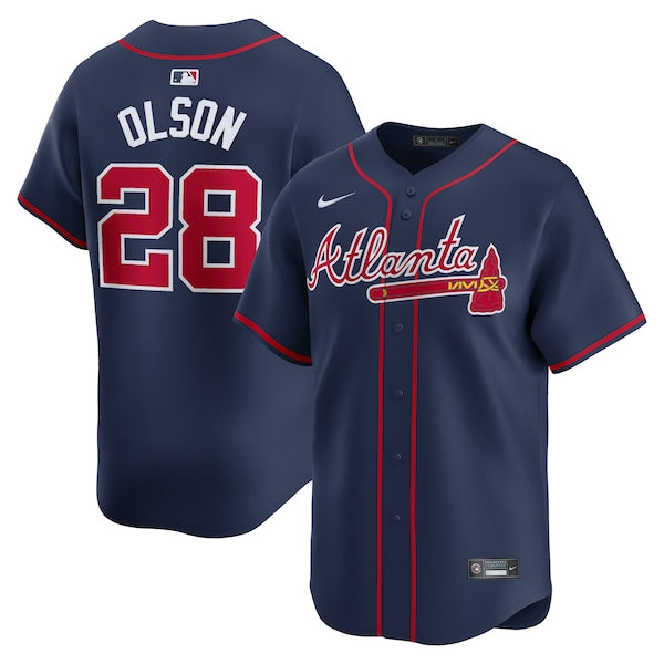 Matt Olson Atlanta Braves Nike Alternate Limited Player Jersey?ยจC Navy