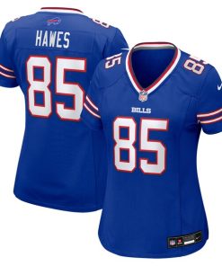 Alternative view of Jackson Hawes Buffalo Bills Nike Women's Team Game Jersey -  Royal