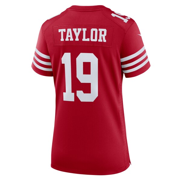 Trent Taylor San Francisco 49ers Nike Women's Team Game Jersey - Scarlet - Image 3
