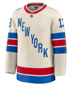 Alternative view of Alexis Lafreniere New York Rangers  2026 NHL Winter Classic Premium Jersey - Beige