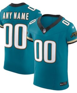 Jacksonville Jaguars Nike Alternate Vapor F.U.S.E. Elite Custom Jersey -  Teal