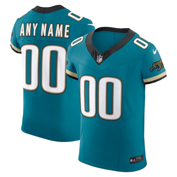 Jacksonville Jaguars Nike Alternate Vapor F.U.S.E. Elite Custom Jersey - Teal