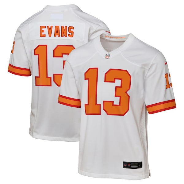 Mike Evans '76 Tampa Bay Buccaneers Youth Game Jersey - White