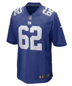 Alternative view of Devery Hamilton New York Giants Nike Game Player Jersey - Royal