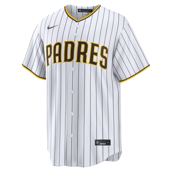 Jackson Merrill San Diego Padres Nike Home Replica Player Jersey - White - Image 2