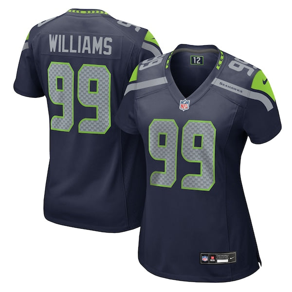 Leonard Williams Seattle Seahawks Nike Women's Team Game Jersey - College Navy/Navy - Image 3