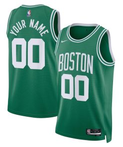 Boston Celtics Nike Unisex 2022/23 Swingman Custom Jersey Kelly Green - Icon Edition