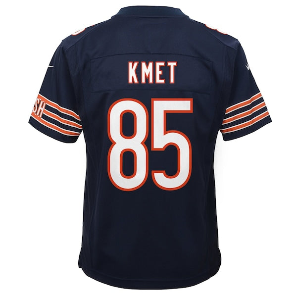 Cole Kmet Chicago Bears Nike Youth Team Game Jersey - Navy - Image 3