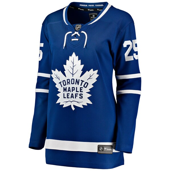 Brandon Carlo Toronto Maple Leafs Women's Home Breakaway Player Jersey - Blue - Image 2