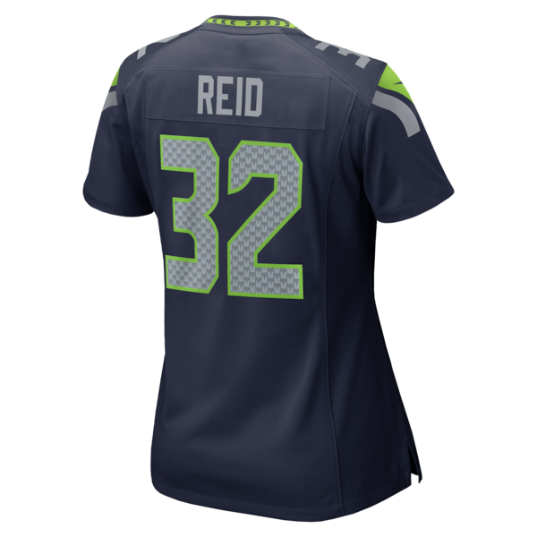 Mike Reid Seattle Seahawks Nike Women's Team Game Jersey - College Navy - Image 3