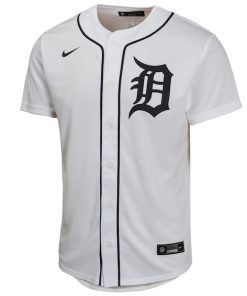 Alternative view of Tarik Skubal Detroit Tigers Nike Youth Home Game Player Jersey - White