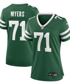 Josh Myers New York Jets Nike Women's Team Game Jersey - Legacy Green