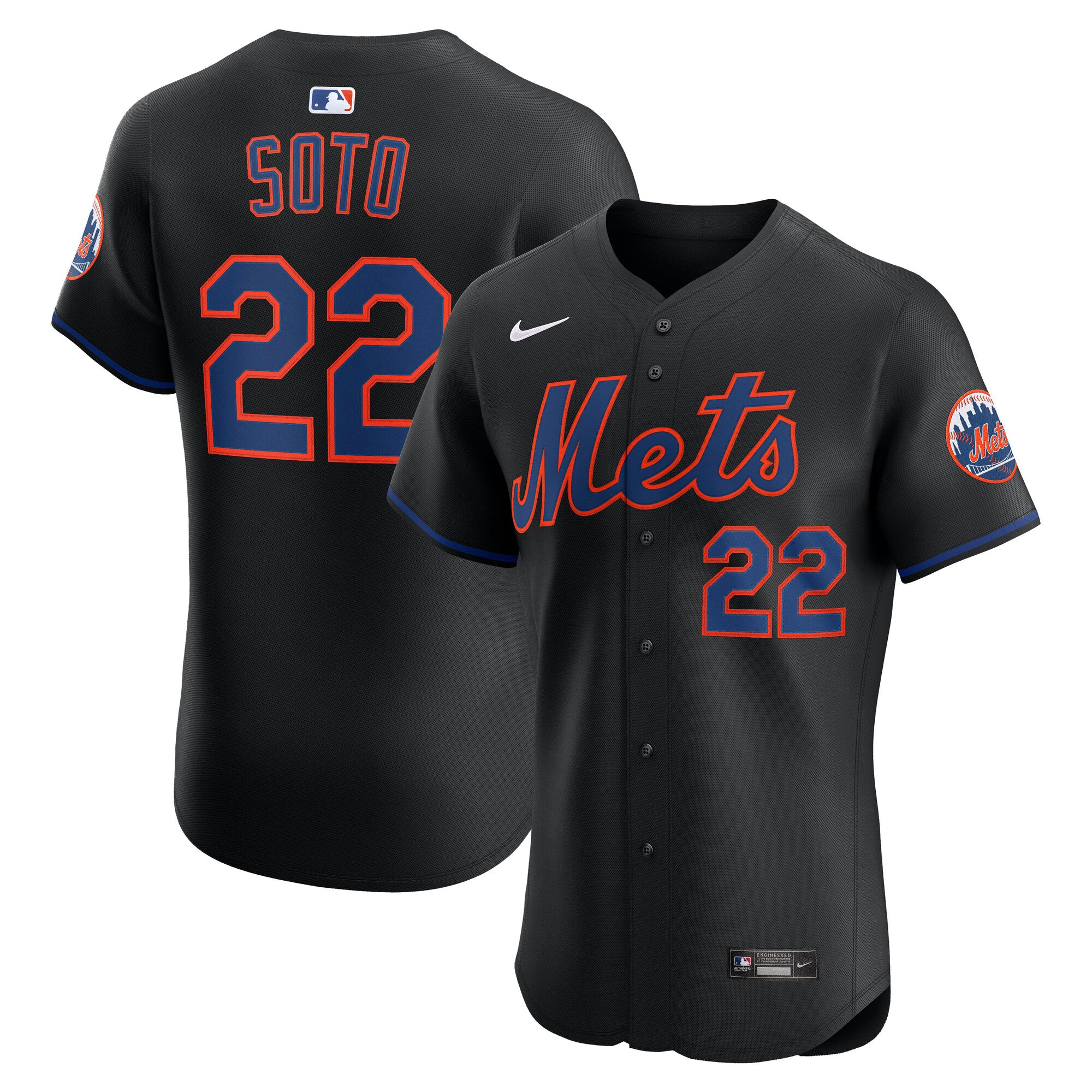 Juan Soto New York Mets Nike Home Elite Jersey - White/Black - Image 6
