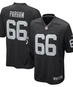 Dylan Parham Las Vegas Raiders Nike Game Player Jersey - Black