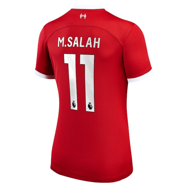 Mohamed Salah Liverpool Nike Women's 2023/24 Home Replica Player Jersey - Red/White - Image 4