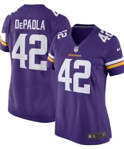 Andrew DePaola Minnesota Vikings Nike Women's Game Jersey - Purple