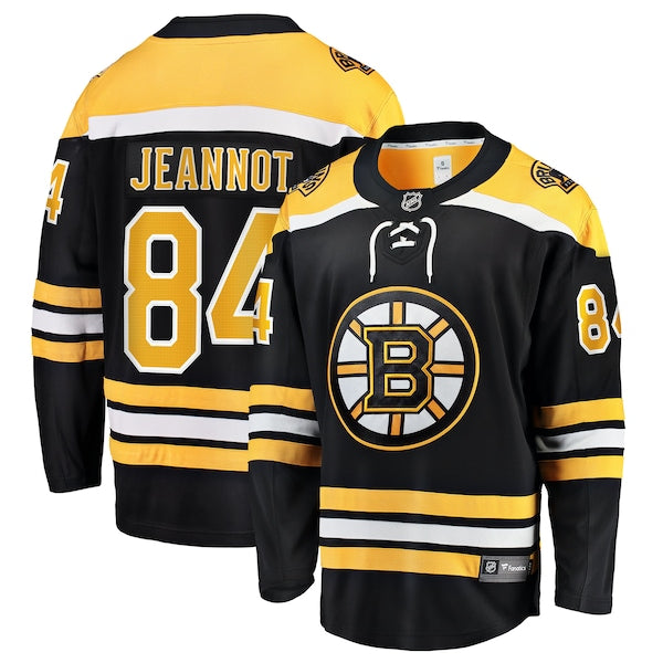 Tanner Jeannot Boston Bruins Home Breakaway Jersey - Black