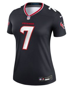 Alternative view of C.J. Stroud Houston Texans Nike Women's Legend Player Performance Top -  Navy