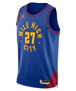 Alternative view of Jamal Murray Denver Nuggets Jordan Brand Unisex Swingman Jersey - Statement Edition - Blue