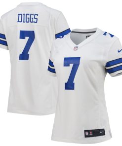 Trevon Diggs Dallas Cowboys Nike Women's Game Jersey - White/Navy
