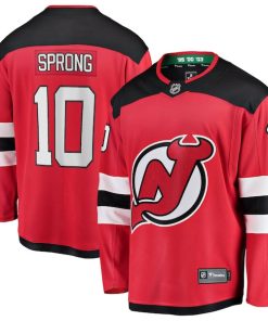 Daniel Sprong New Jersey Devils  Home Breakaway Jersey - Red