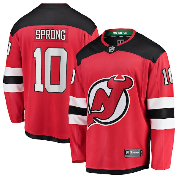 Daniel Sprong New Jersey Devils Home Breakaway Jersey - Red