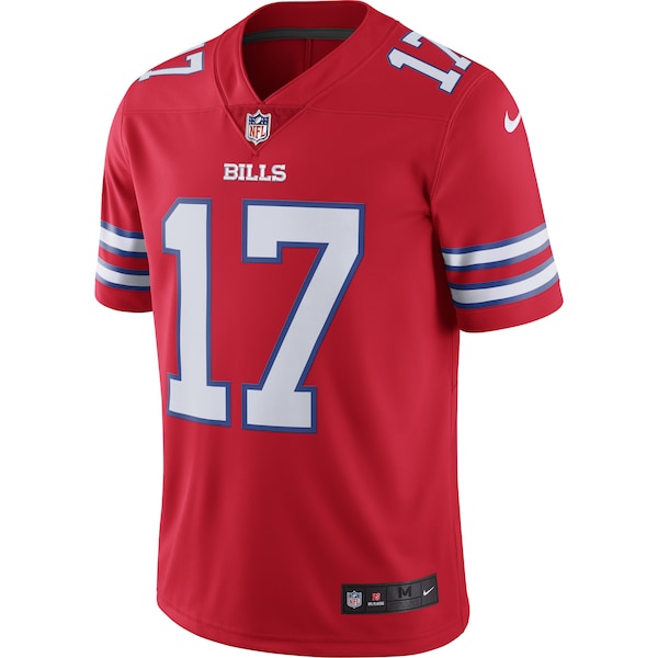 Josh Allen Buffalo Bills Nike Color Rush Vapor Limited Jersey - Red - Image 2