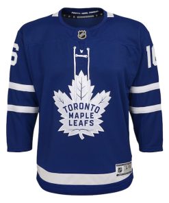 Alternative view of Mitchell Marner Toronto Maple Leafs Youth Home Premier Player Jersey - Blue