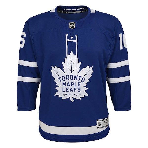 Mitchell Marner Toronto Maple Leafs Youth Home Premier Player Jersey - Blue - Image 2