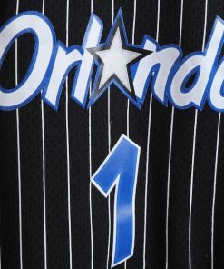 Alternative view of Tracy McGrady Orlando Magic  Hardwood Classics Swingman Jersey - Black/Blue