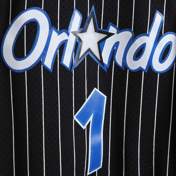 Tracy McGrady Orlando Magic Hardwood Classics Swingman Jersey - Black/Blue - Image 2