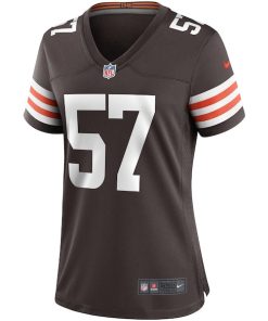 Alternative view of Clay Matthews Cleveland Browns Nike Women's Game Retired Player Jersey - Brown